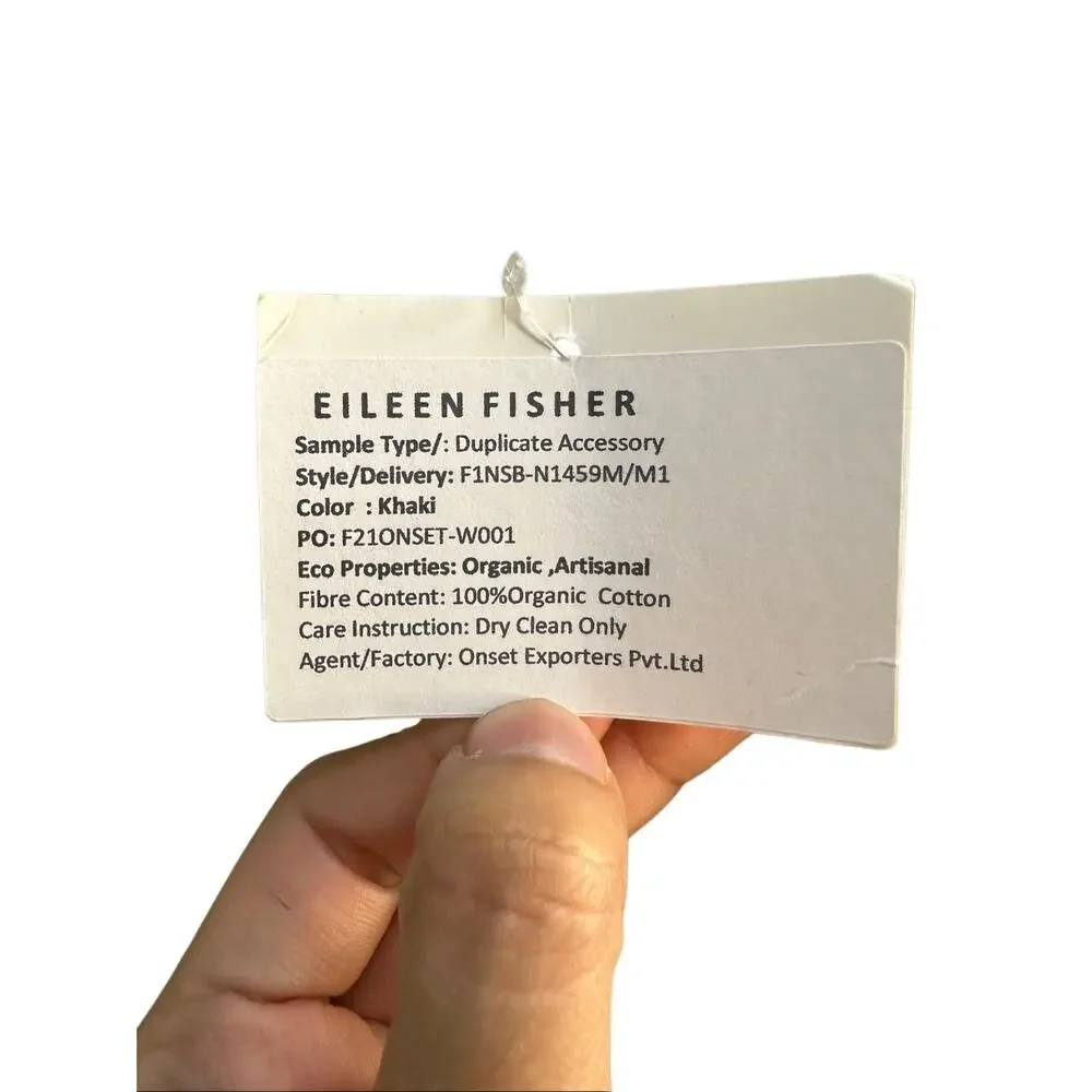 Eileen Fisher‎ Organic Cotton Natural Serape Wrap Scarf Brand New